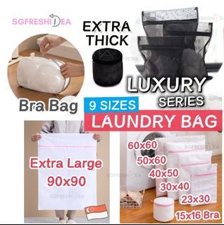 Washing Bags Mesh Polyester Dirty Laundry Bag Embroidery Net Bra Wash Basket  Organizer for Underwear Clothing Laundry Bag