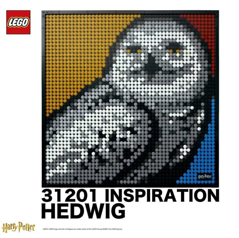 Lego 31201 [自用盒 盒唔靚] Art Harry Potter Hogwarts Crests 可拼 Hedwig Golden ...