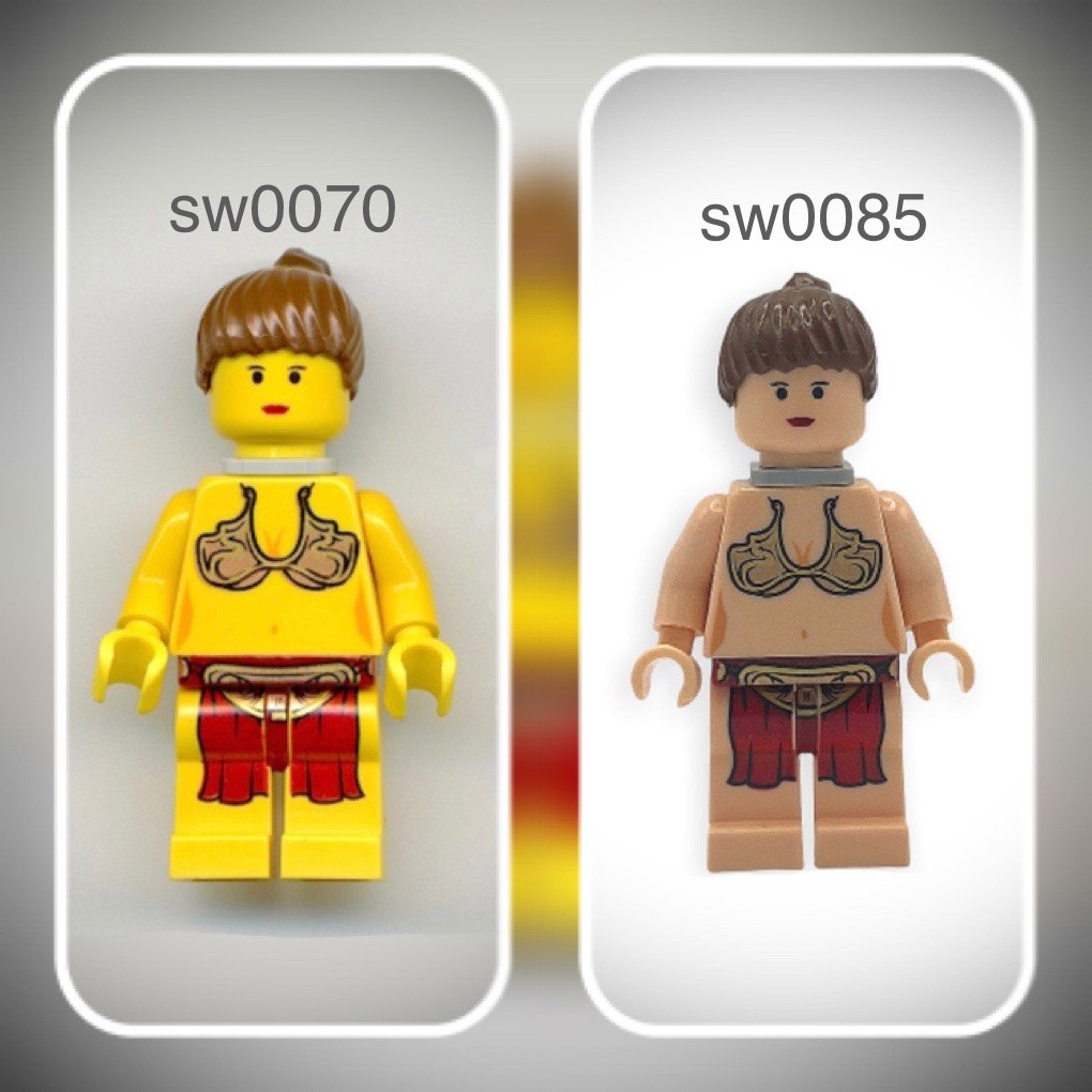 LEGO Princess Leia Minifig Star Wars 4480 Jabba s Palace sw0070 Princess Leia Slave Minifig Star Wars 6210 Jabba s Sail Barge sw0085 Hobbies Toys Toys Games on Carousell