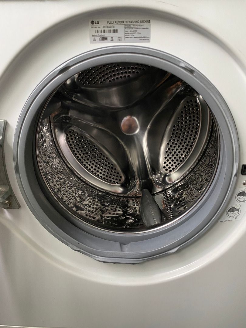LG Direct Driver Front Load Washing Machine 7.5kg Load Size, TV & Home Appliances, Washing
