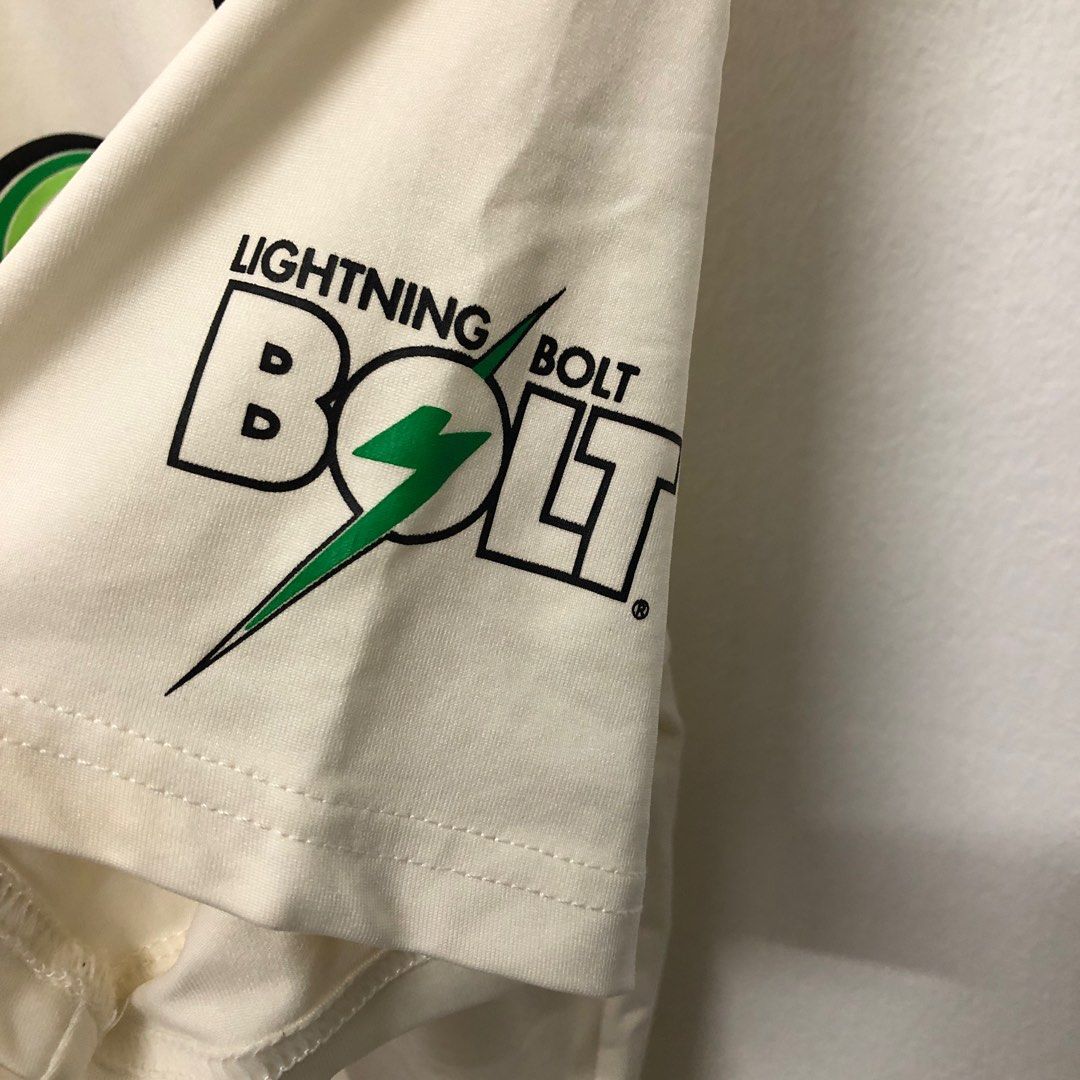 Lightning Bolt Jersey, Men's Fashion, Activewear on Carousell