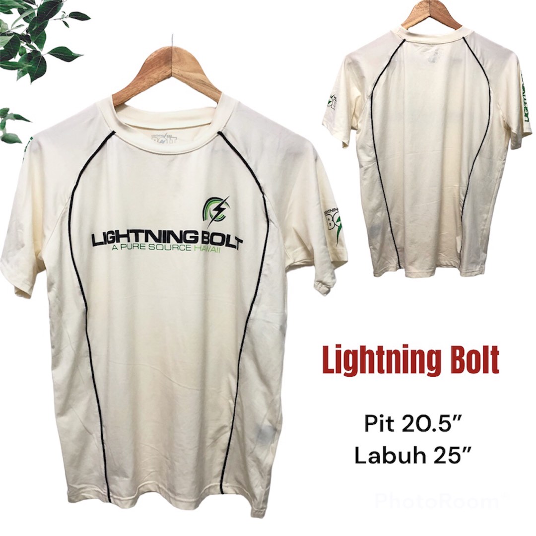 Lightning Bolt Jersey, Men's Fashion, Activewear on Carousell