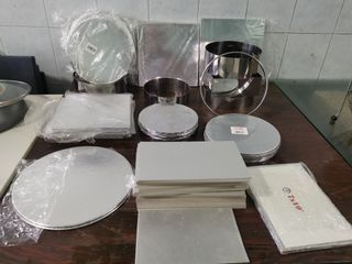 Lots of Cake boards and mould