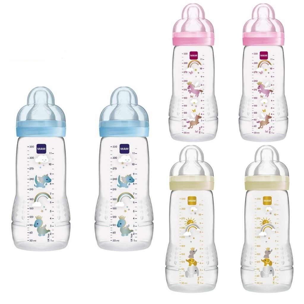 MAM Easy Active Baby Bottle 330ml 2Pk (Designs may vary), Babies & Kids,  Nursing & Feeding, Breastfeeding & Bottle Feeding on Carousell