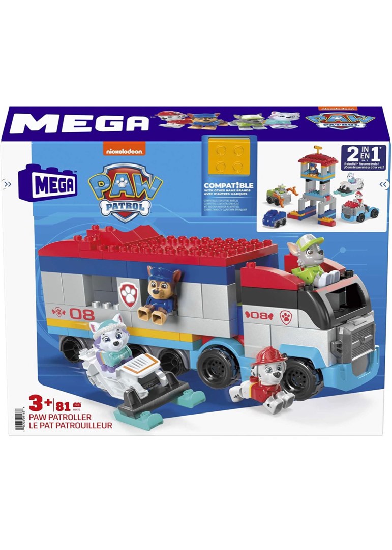 Mega Bloks Paw Patrol Paw Patroller Hobbies Toys Toys Games