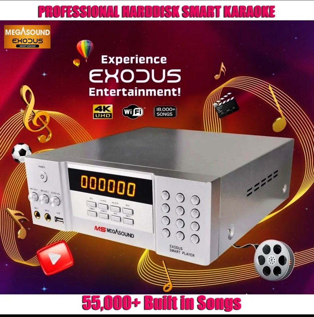 MEGASOUND Exodus Hard disk Karaoke Player, Audio, Other Audio Equipment