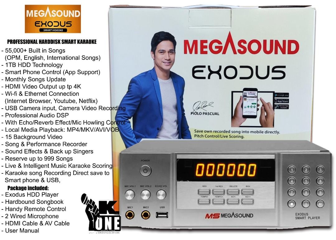 MEGASOUND Exodus Hard disk Karaoke Player, Audio, Other Audio Equipment