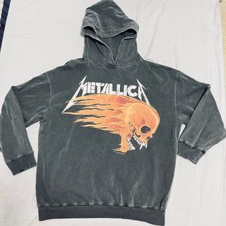Metallica樂團 帽踢 連帽衛衣 帽T 衛衣 長袖衛衣 大學踢 大學T 金属 重金屬 黑 骷髅 GD Kanye