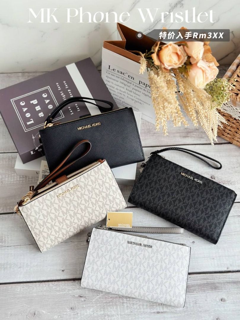 Mk deals phone wristlet