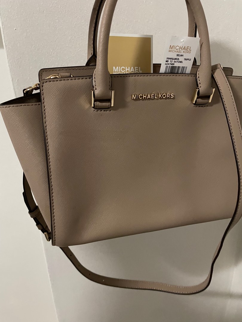 Michael kors selma medium on sale truffle