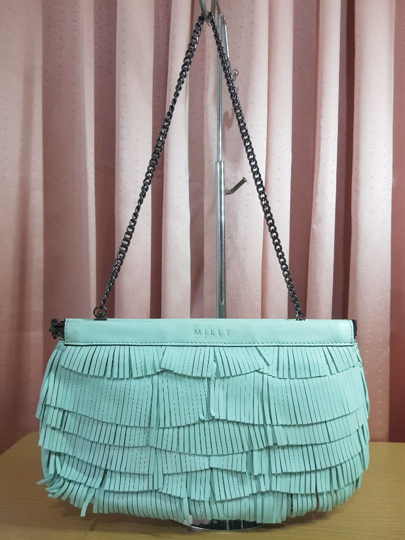 Side Fringe Handbag 4.1-02 | Designer Leather Purse | Hip Bag Company