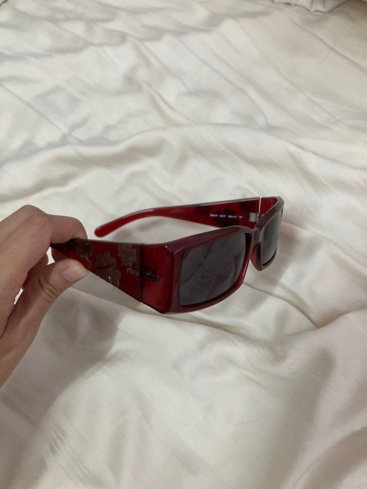 Miu miu outlet flower sunglasses