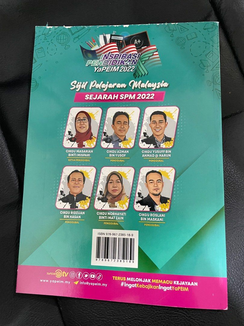 Modul sejarah spm (kpm yaPEIM modul spm), Hobbies & Toys, Books