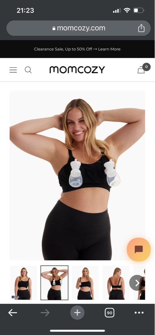 momcozy 2 in 1 nursing and pumping bra, Women's Fashion, Maternity wear on  Carousell