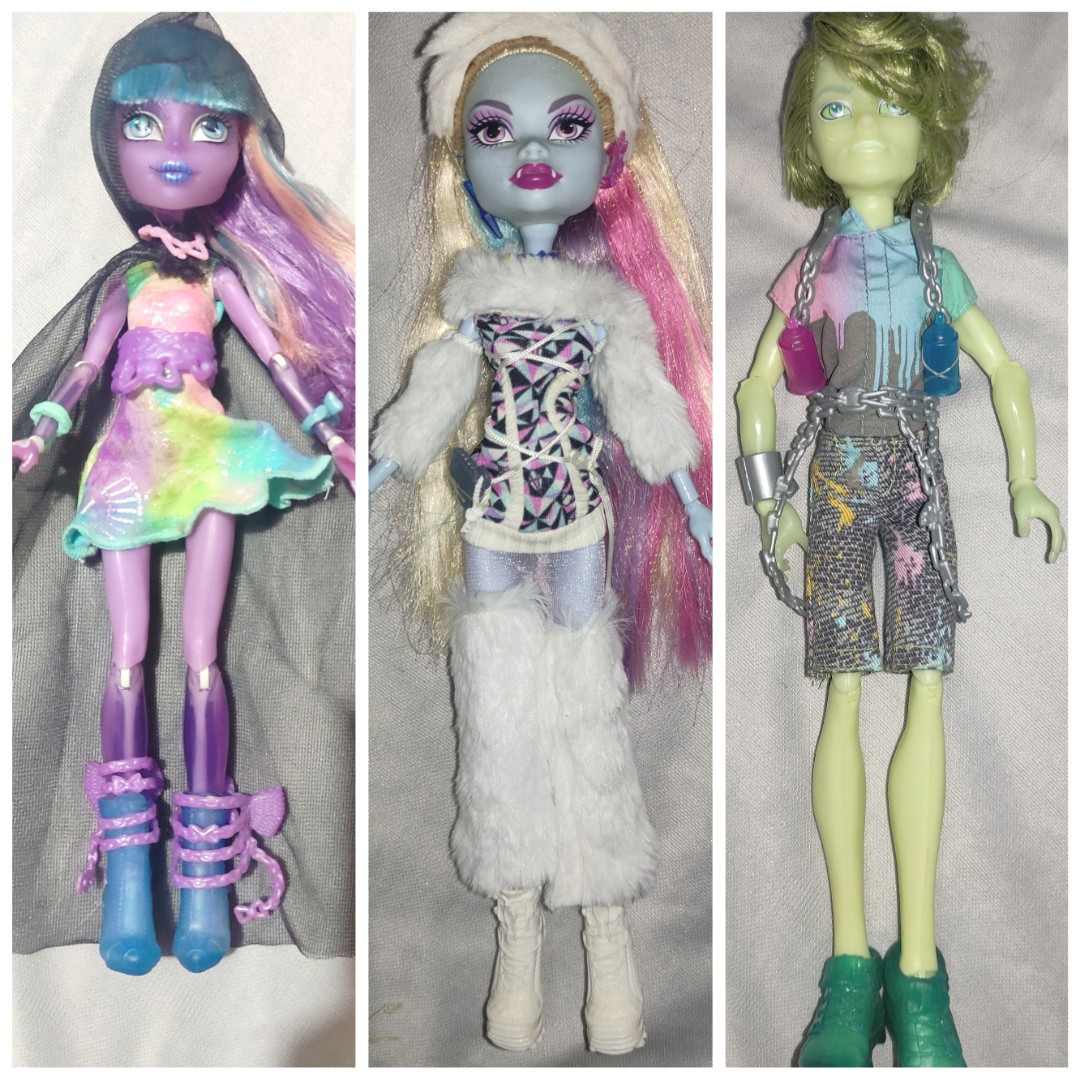 Monster High Mh Doll Abbey Bominable River Styxx Porter Geiss on Carousell