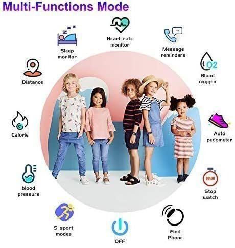 moreFit FT907HR Fitness Tracker New Upgraded Waterproof Activity Tracker Watch for Children Health Exercise Watch with Heart Rate Sleep Monitor