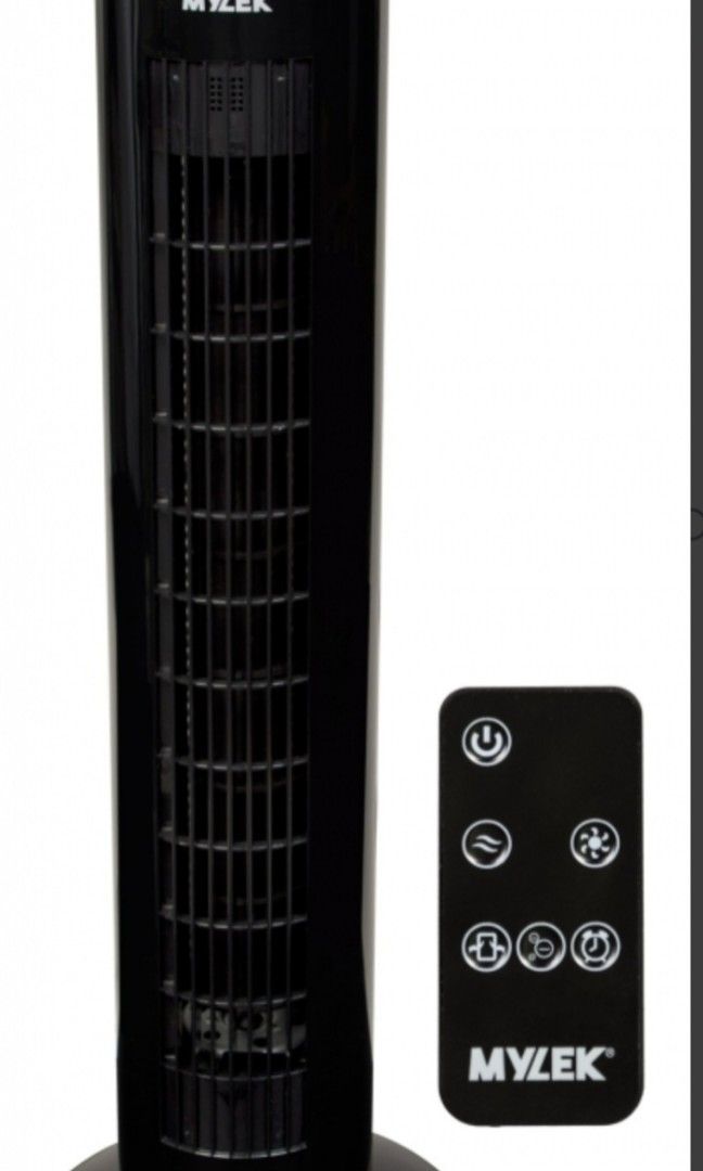 MYLEK 34 Inch Remote Control Tower Fan, Furniture & Home Living