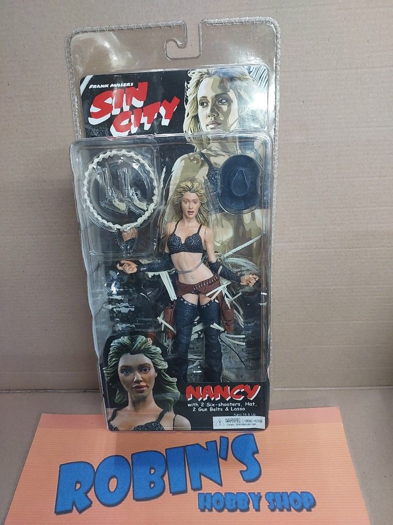 NECA Sin City Actionfigur Manute In Schwarz-Weiß – 15 Cm Groß & Voll Beweglich