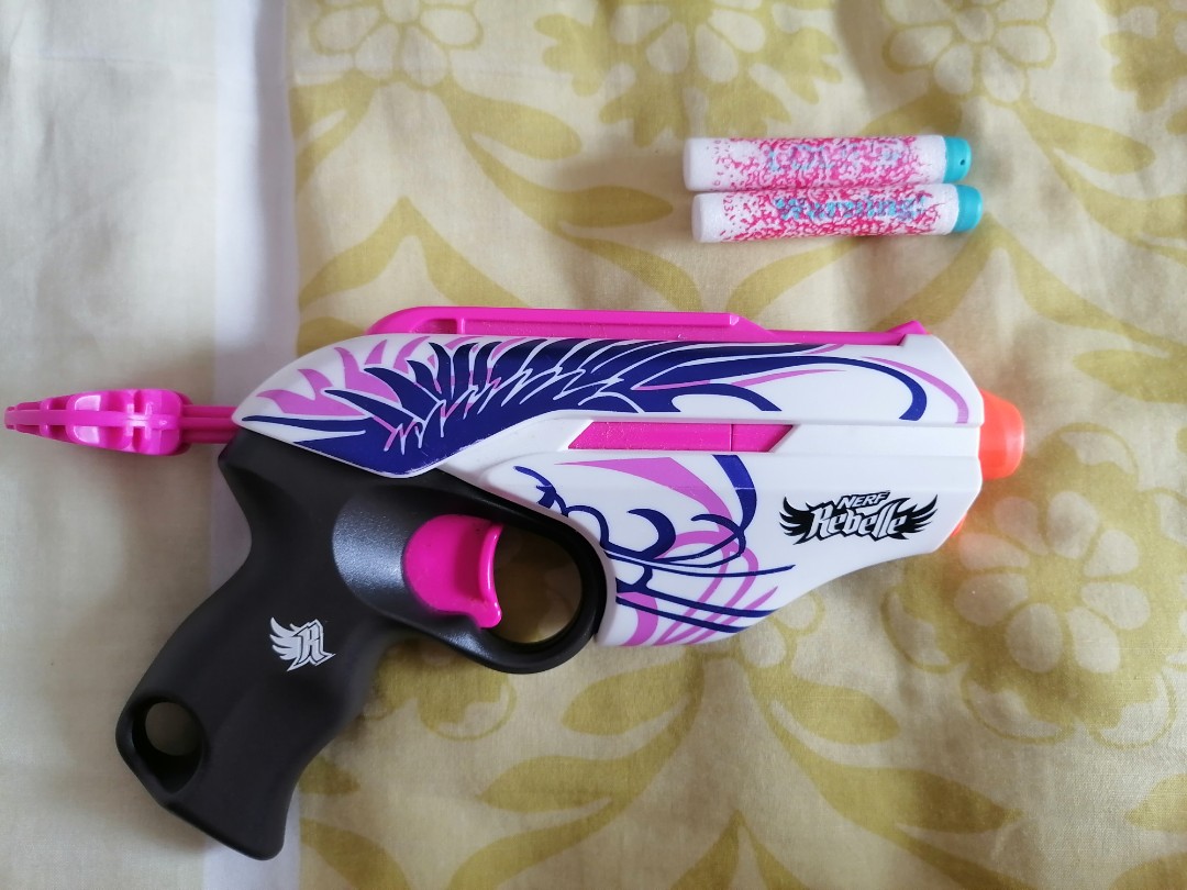 Nerf rebelle pink crush, Hobbies & Toys, Toys & Games on