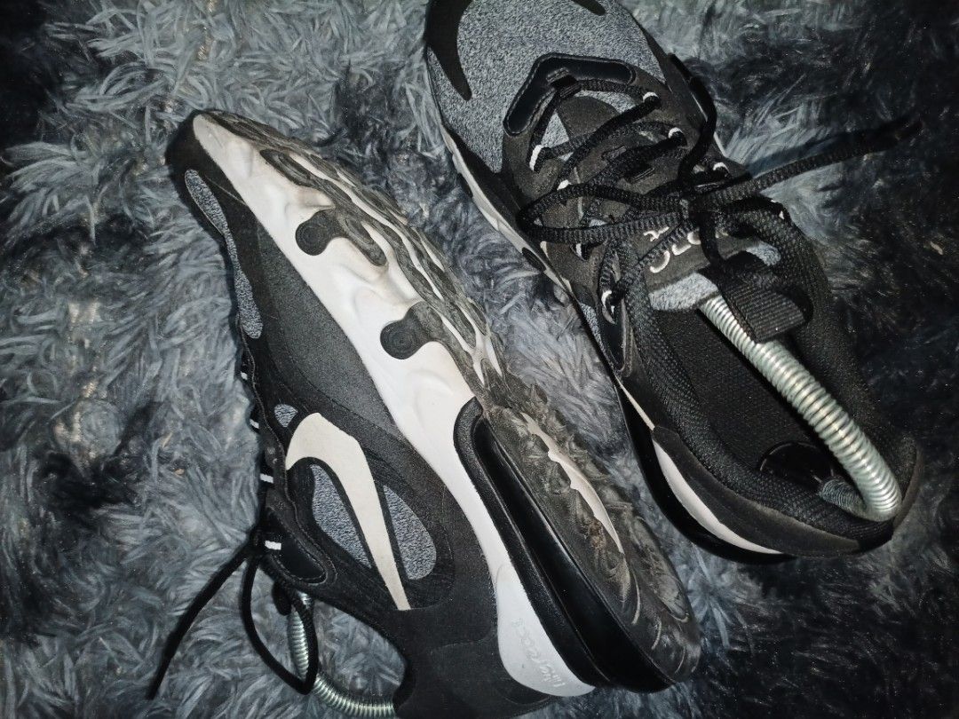 Nike Air Max 270 React In Black And Off Noir Men s Fashion