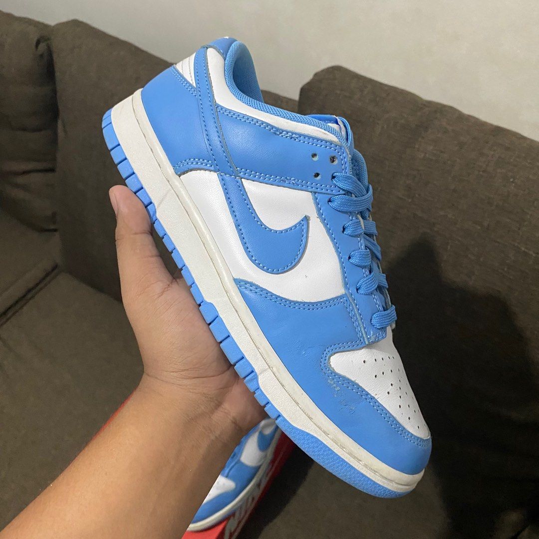 Nike dunk low 'university blue', Men's Fashion, Footwear, Sneakers on Carousell