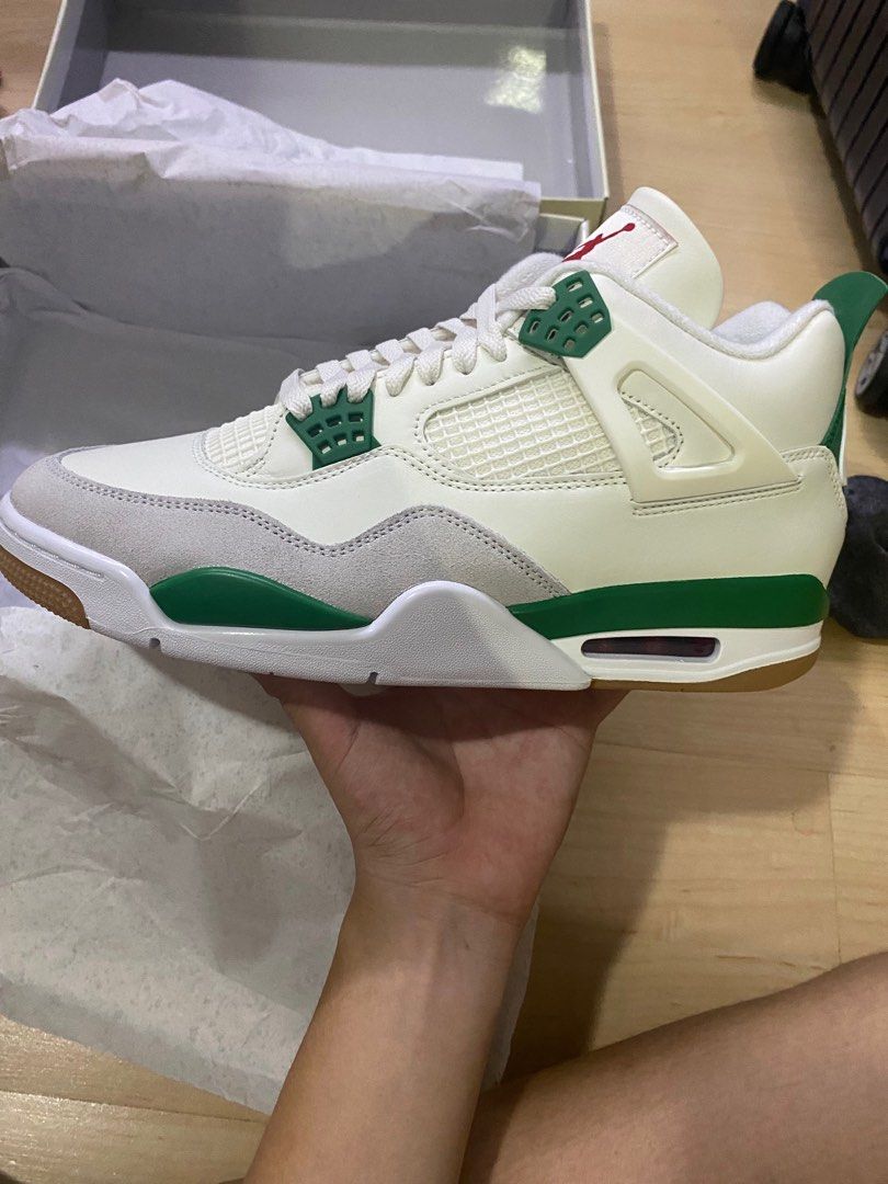 Air jordan 4 forest green hotsell