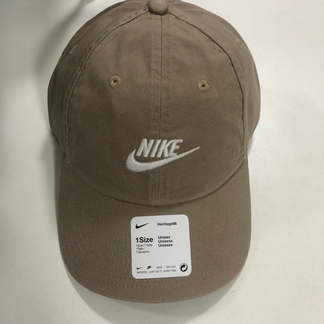 nike khaki baseball cap