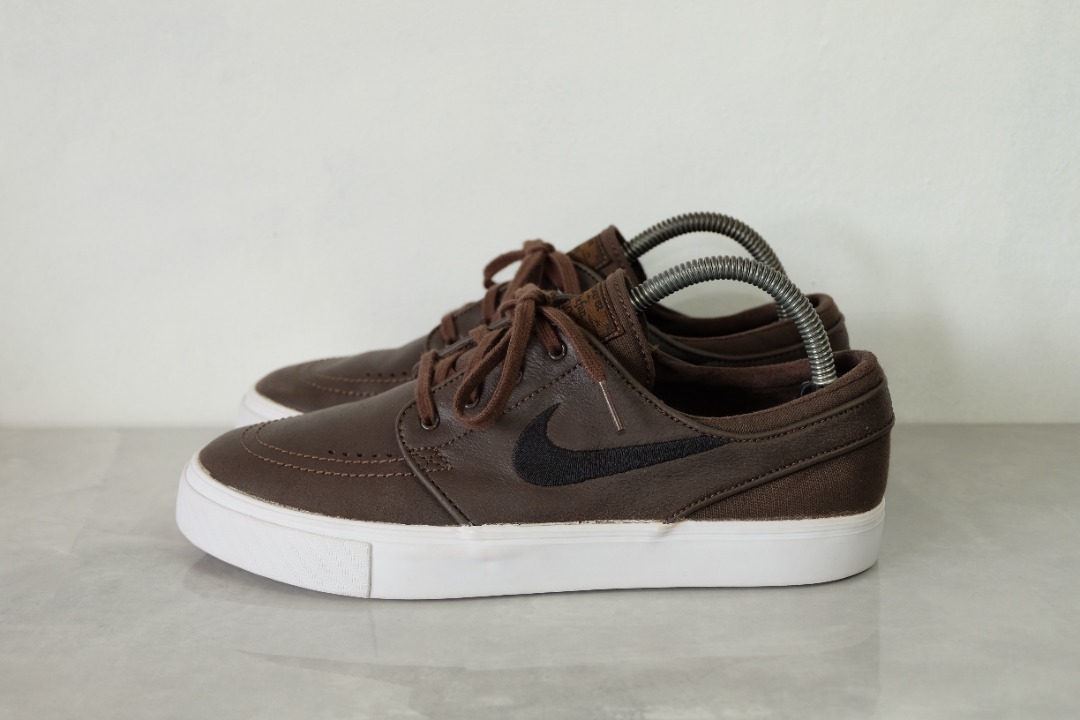 janoski brown leather