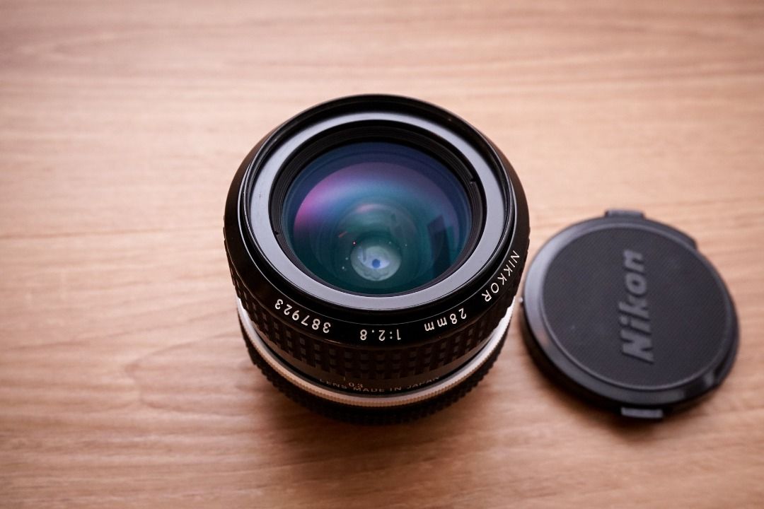 Nikon 28mm f2.8 AI manual focus lens, Photography, Lens & Kits on Carousell