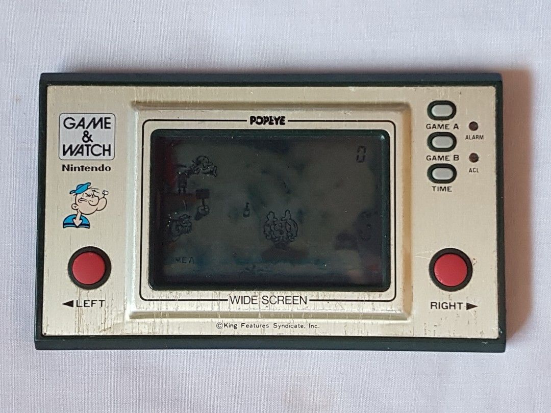 その他 GAME&WATCH POPEYE WIDE SCREEN Nintendo Game & Watch Wide screen Popeye W/ Box handheld system