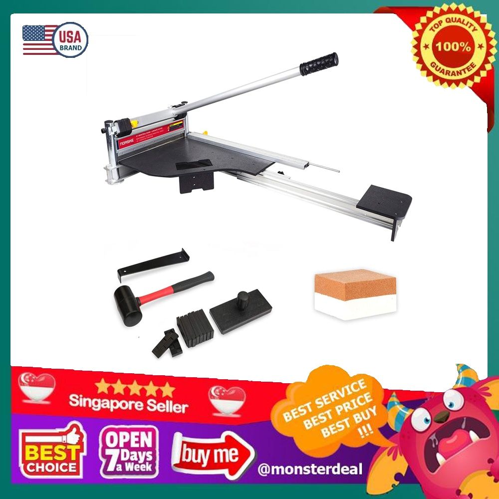 Norske Tools NMAP004 13 inch Laminate Flooring  Siding Cutter with Sliding  Extension Table with Bonus Floor Installation Kit Great Value, Everything  Else on Carousell