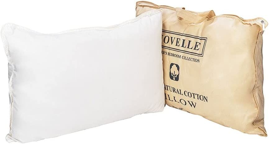 Novelle 100 Cotton Neck Support Pillow Dust Mite Proof Furniture