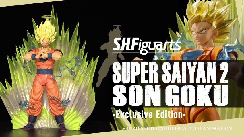 SH Figuarts Super Saiyan 2 Son shops Goku 2022 SDCC