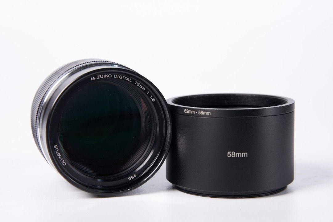 OLYMPUS 75mm F1.8 M.ZUIKO DIGITAL LENS, Photography, Lens & Kits on Carousell