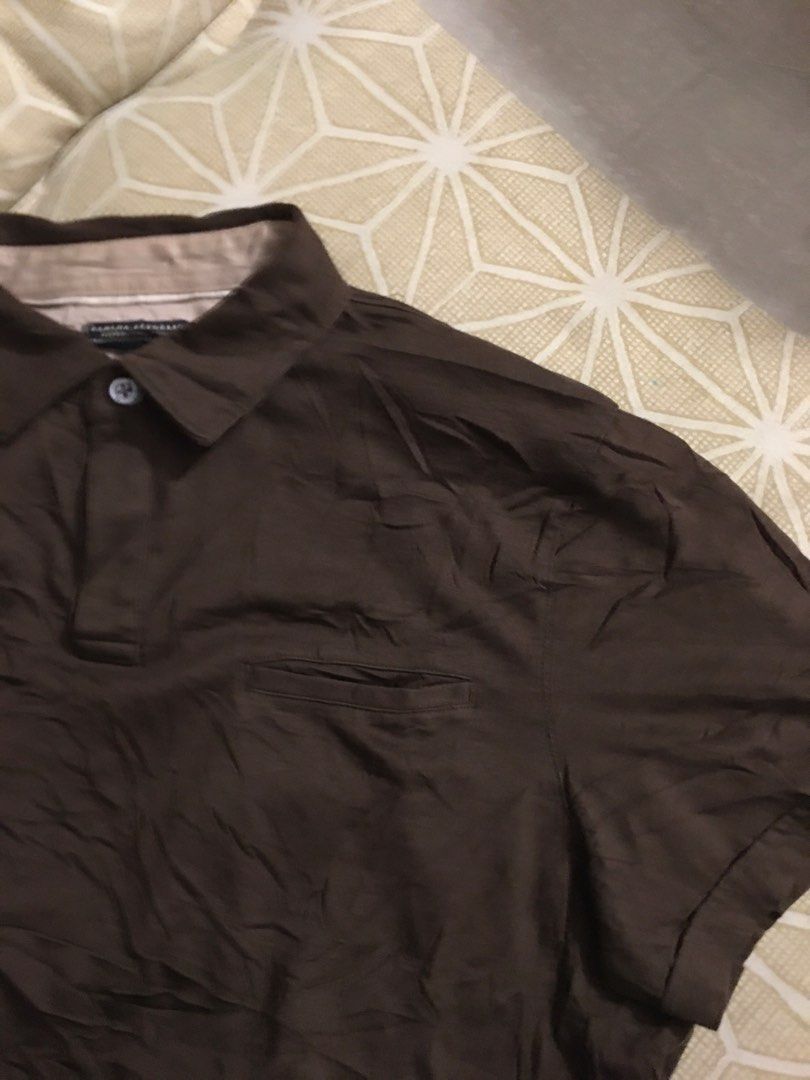 banana republic fitted pima polo