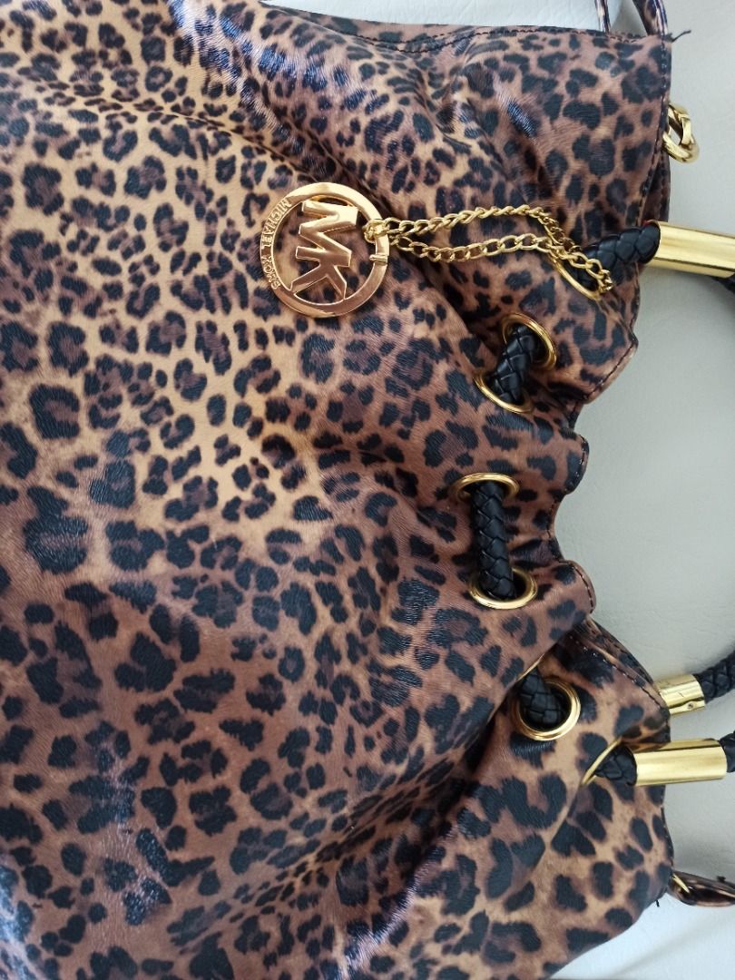 Original Michael Kors Tiger Print Bag, Luxury, Bags & Wallets on Carousell