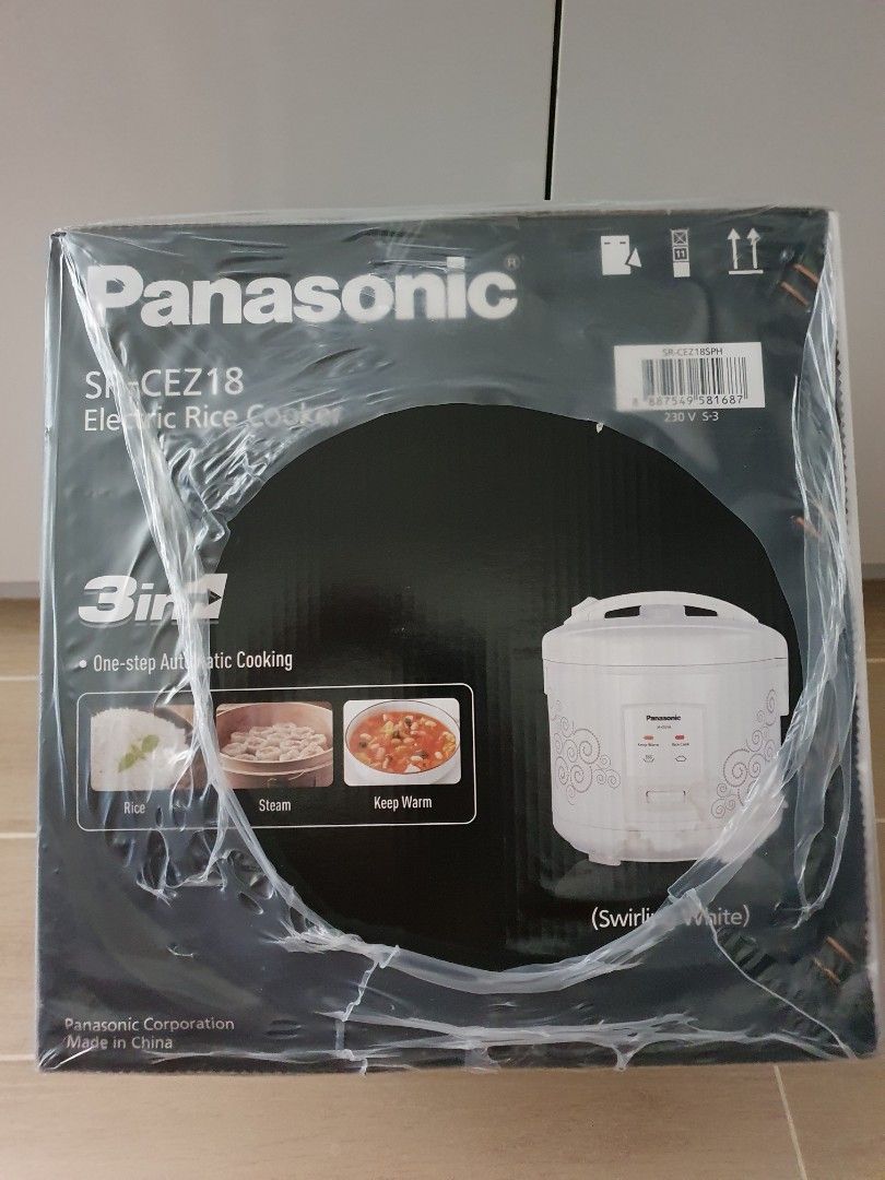 Panasonic 1.8L Electric Rice Cooker, TV & Home Appliances, Kitchen
