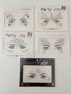派對必備/電音節/舞台表演/眉心貼/生日party /臉部鑽 石水晶貼紙64244796382721110