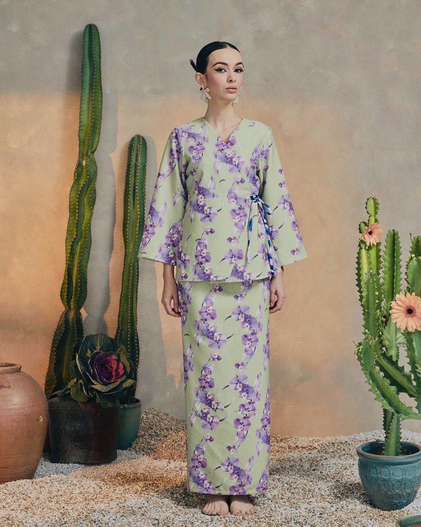 PETRA Audrea Wrapped Kimono Kurung Women s Fashion Muslimah Fashion Baju Kurung sets on Carousell