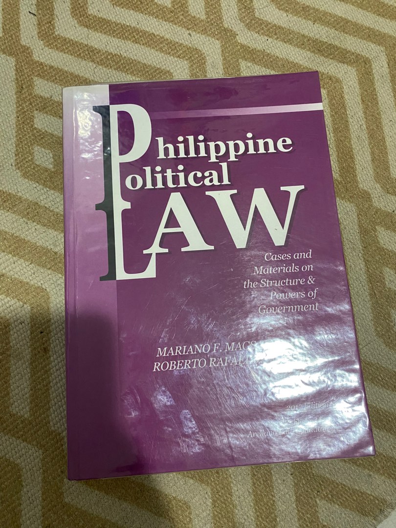Philippine Political Law by Magsalin and Pulido, Hobbies & Toys, Books