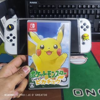 Pokemon lets go pikachu switch game