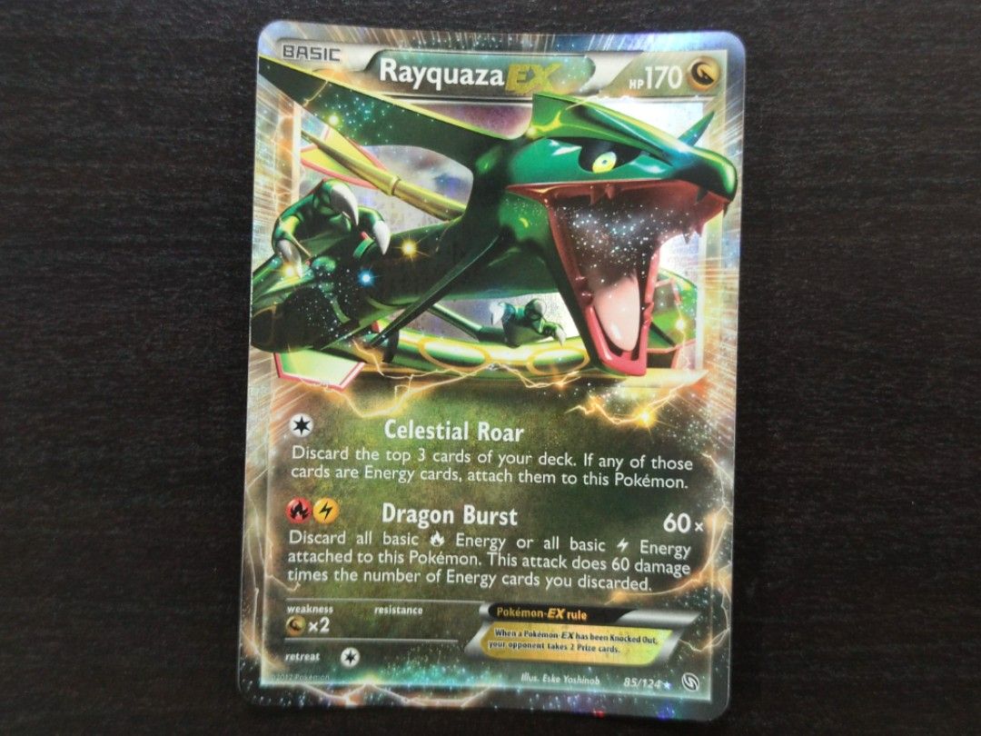 Pokemon Rayquaza EX 85/124 Dragons Exalted, Hobbies & Toys, Toys & Games on Carousell Pokemon Rayquaza EX 85/124 Dragons Exalted, Hobbies & Toys, Toys & Games on Carousell