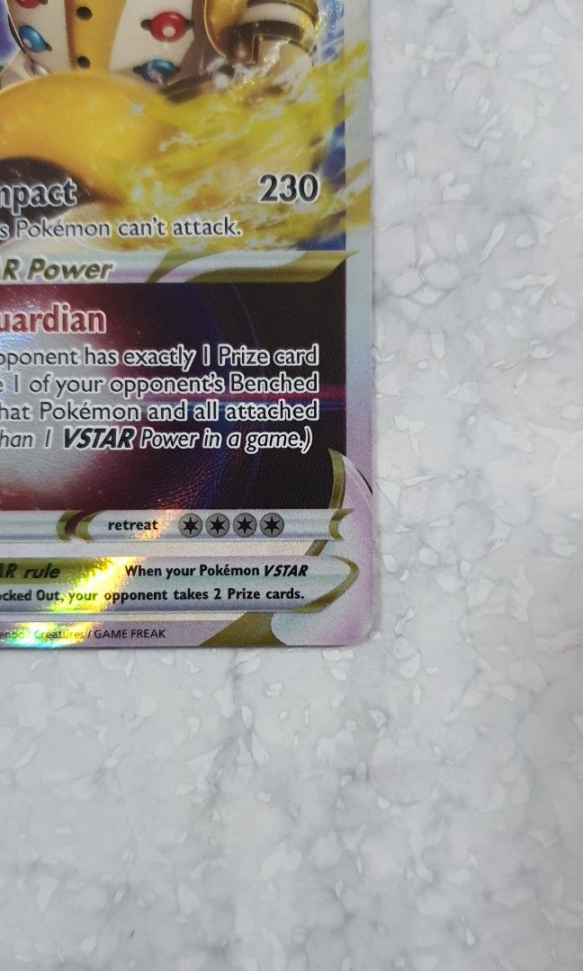 Regigigas Vstar Galarian Gallery Gold Metal Pokemon Card 