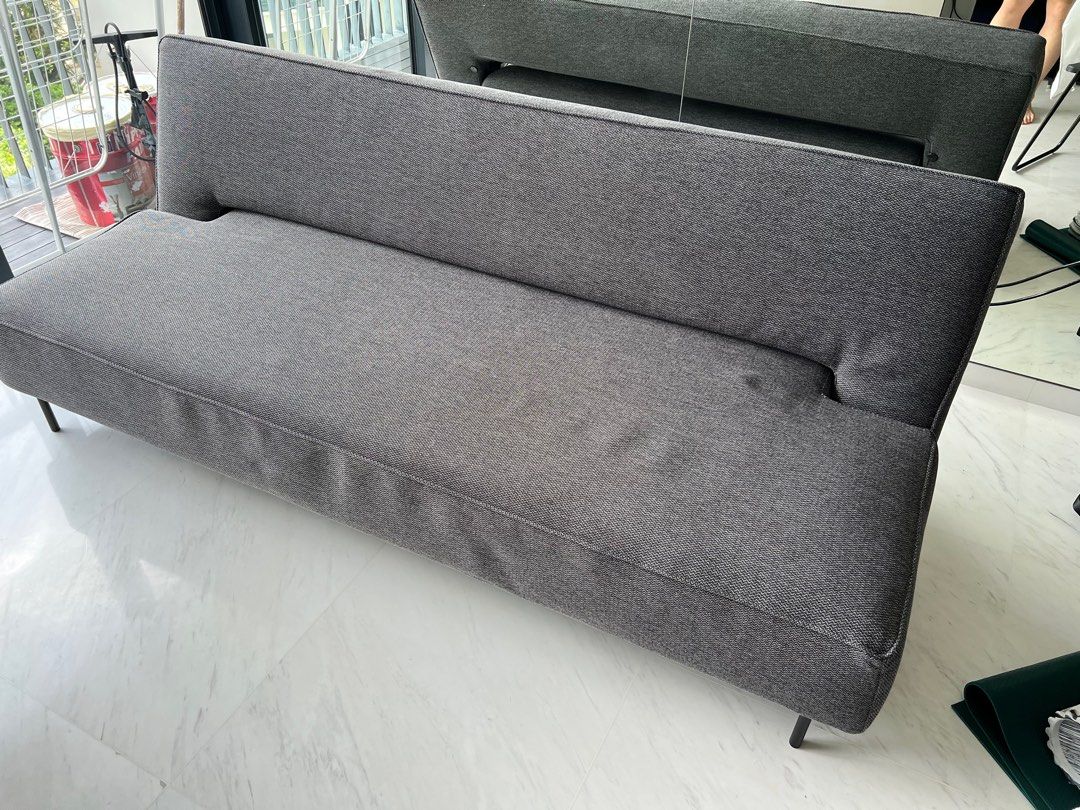 Preloved Crate and Barrel Sofa Bed, Furniture & Home Living, Furniture