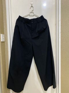 [Preloved] Zara Black Culottes High-Waisted Pant