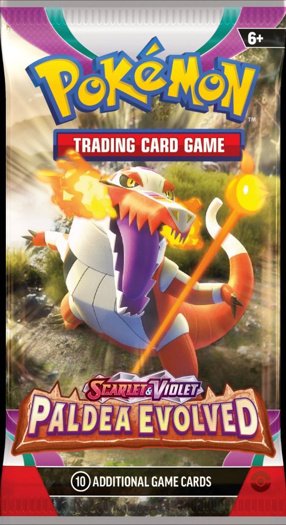Sortido Cartas Pokémon Scarlet & Violet Sv02: Paldea Evolved EN - Booster  Pack-3 - Envio Aleatório