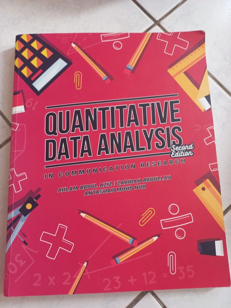 Quantitative Data Analysis Textbook, Hobbies & Toys, Books & Magazines
