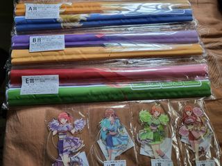 Quintessential Quintuplets Five Cheerleaders Kuji - Prize A, B, E, G, H, I, J