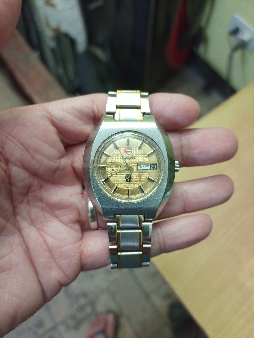 Rado vintage silver stag automatic watch Luxury Watches on Carousell