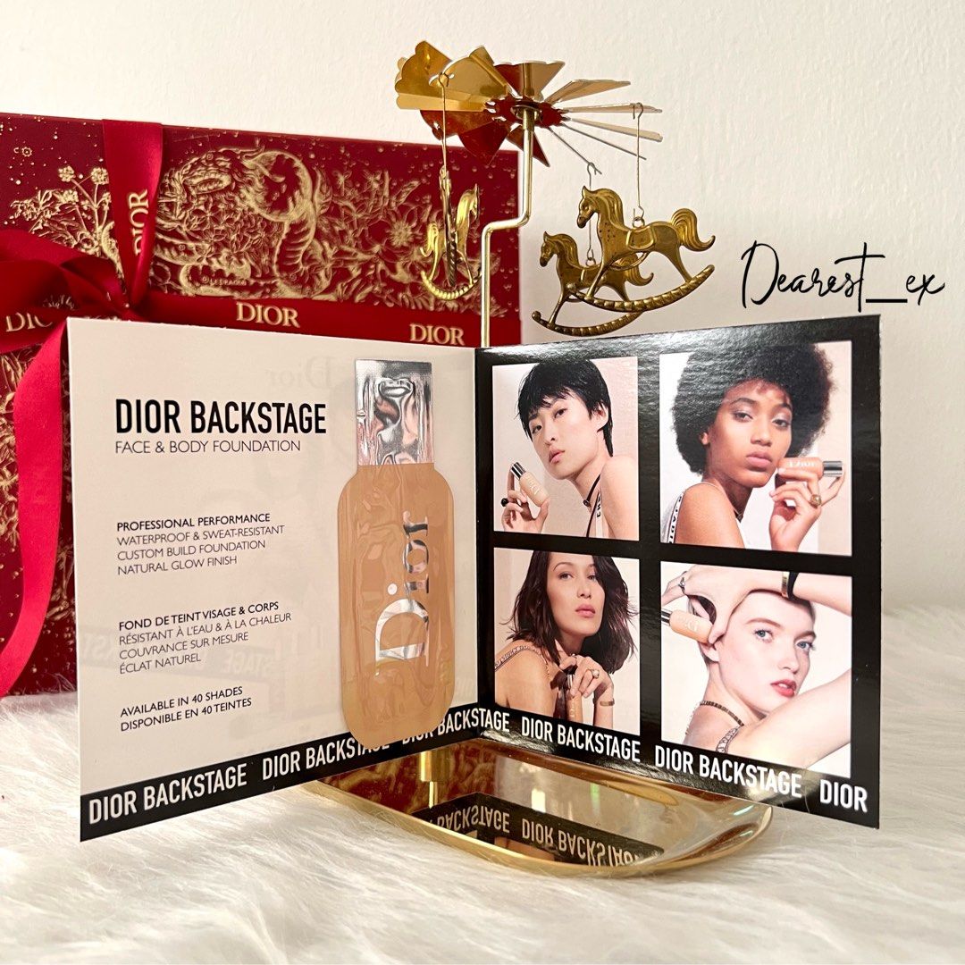 RAYA SALE Dior Backstage Face Body Foundation 1N Neutral 1ml Sample Sachet